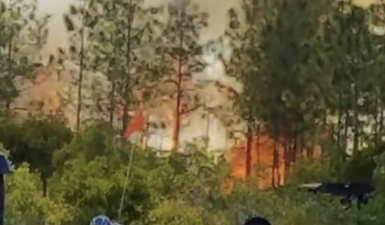 Florida Forestry Battling Fire At River Ranch Again