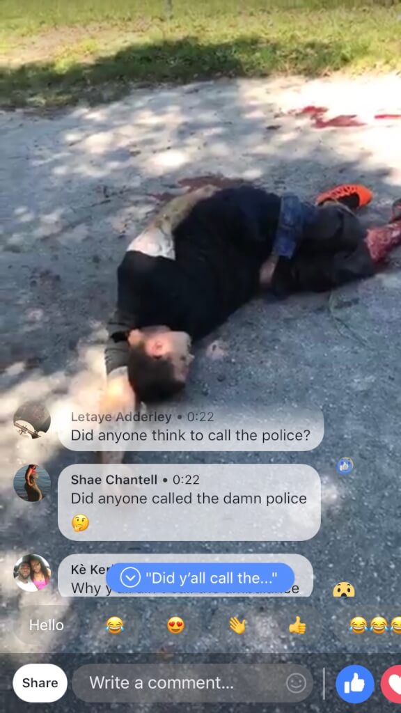 Viral Video Goes Live Moments After Man Shot In Auburndale.