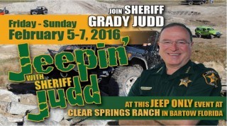 Second Annual “Jeepin’ With Sheriff Judd” Charity Event Set for February 5-7, 2016