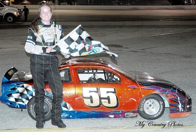 Katie Linck, One of The Newest Drivers on The Local Polk County Racing Scene