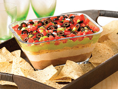 Cooking on The Ridge:  7 Layer Fiesta Dip