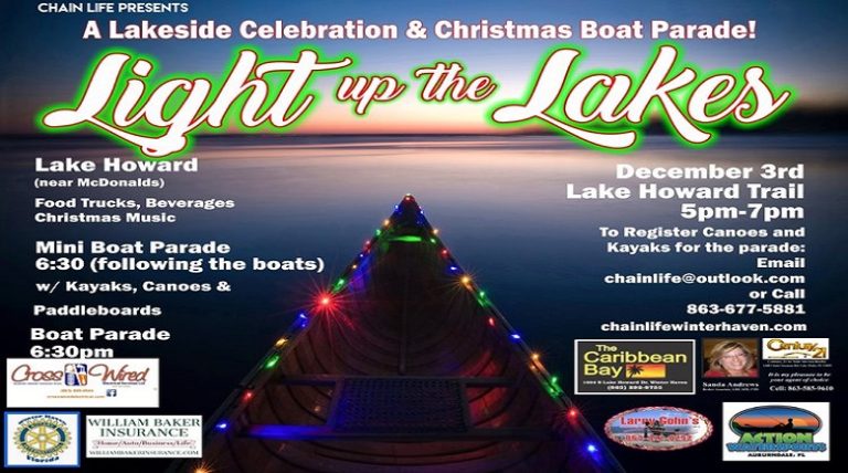 Chain Life Partners With WH Chamber for This Years Boat Parade Coming Dec 3rd to Lake Howard