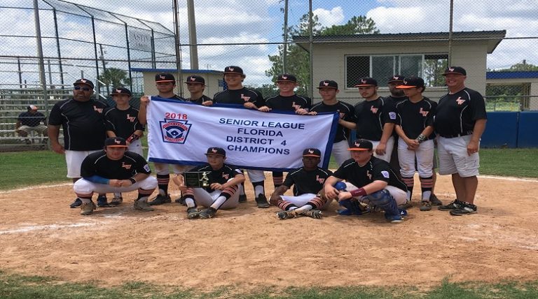 Lake Wales Little League Seniors Move on to Regionals