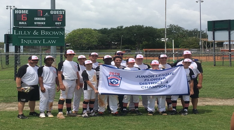 Lake Wales Little League Boys Baseball Are District IV Champs ...