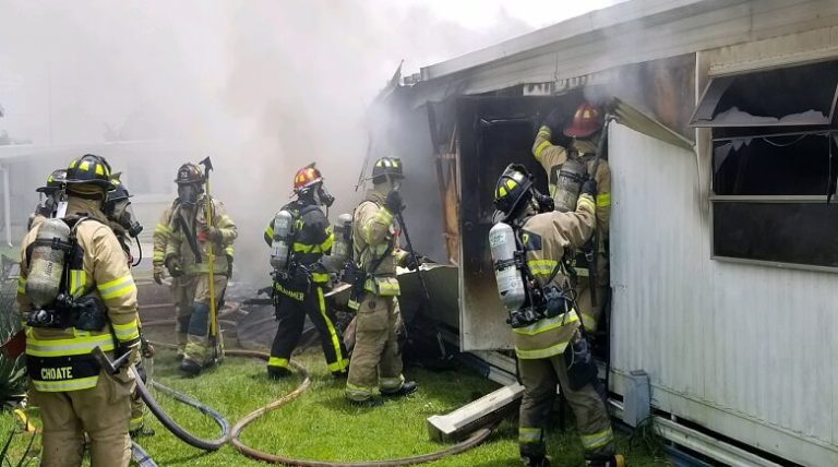 Winter Haven Fire Fighters Battle Blaze While Ammunition Inside The Structure Goes Off