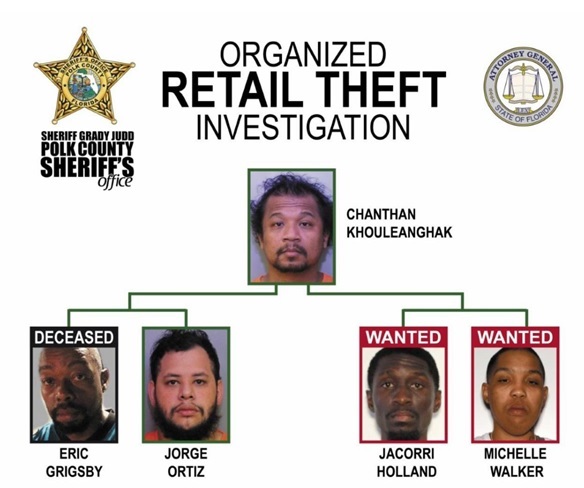 PCSO Organized Retail Crime Unit Arrest Suspects Involved In Multi-Million Dollar Theft Ring