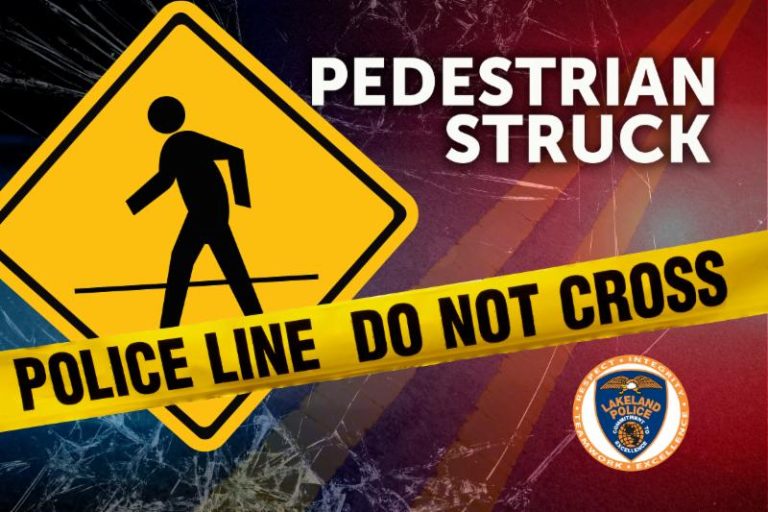 Lakeland Police Department Traffic Unit is Investigating a Car Vs Pedestrian Accident That Happened in the Early Morning Hours