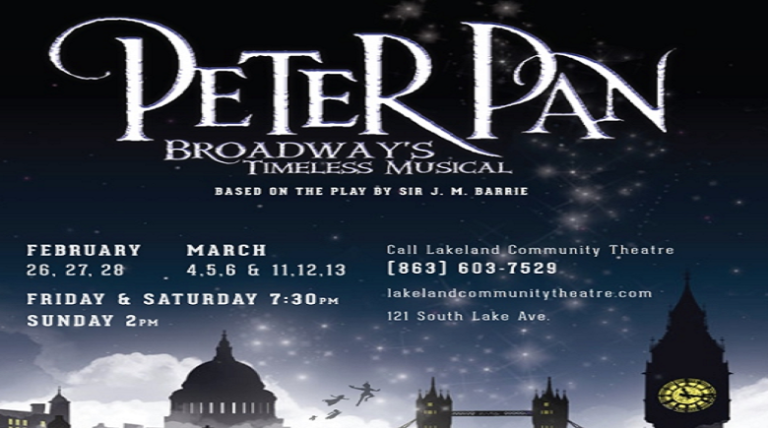 Fun Friday – Lakeland Community Theatre Presents Peter Pan