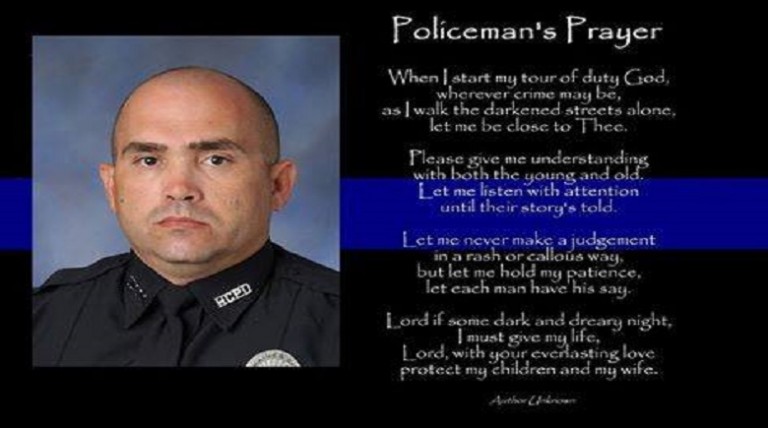 police officer's prayer