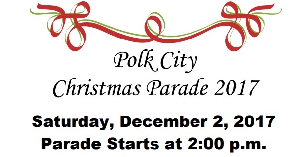 Polk City Christmas Parade December 2 @ 2:00 PM