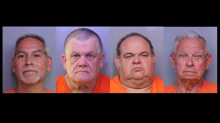 PCSO Vice Unit Arrests Four Men for Lewd Activities  at County Parks