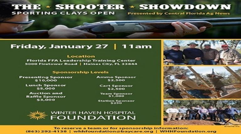 The 2017 Winter Haven Hospital Shooter Showdown Coming Jan 27th