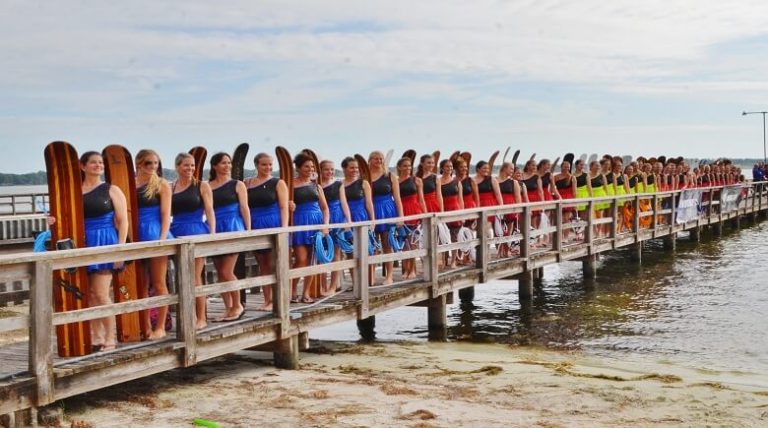 Water-Skiers Hold Record-Breaking Challenge on Chain of Lakes