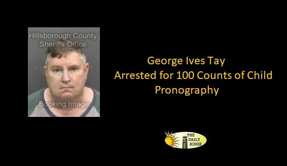 George Tay Arrested in Hillsborough County on 100 Counts of Child Pornography