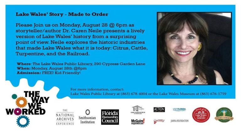 Caren Neile, Lake Wales’ Story – Made to Order – Tonight at 6PM