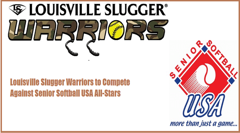 Louisville Slugger Warriors to compete against Senior Softball USA All-Stars