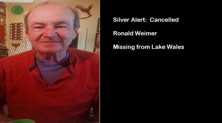 Silver Alert Cancelled: Ronald Weimer Located Safe