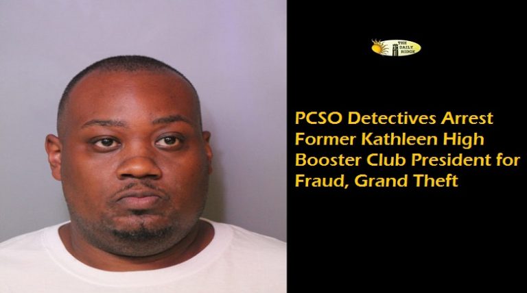 PCSO Detectives Arrest Former Kathleen High Booster Club President for Fraud, Grand Theft