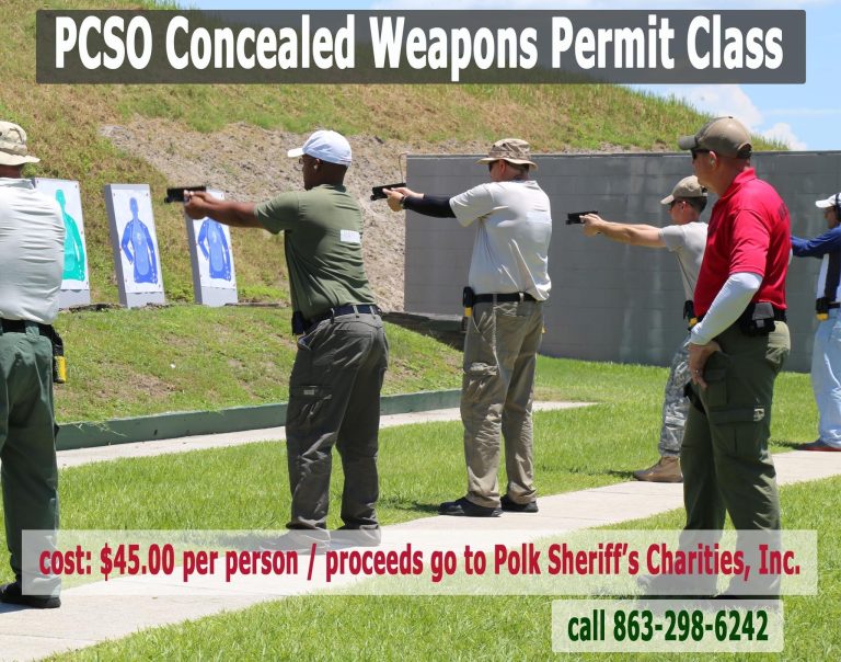 PCSO Concealed Weapons Permit Course