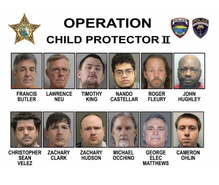 Operation Child Protector II A Success After Arresting 12 Individuals Deemed Deviant’s, Predators & Perverts By Polk County Sheriff