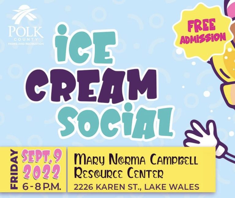 Polk County Parks and Recreation’s Ice Cream Social – Free Admission