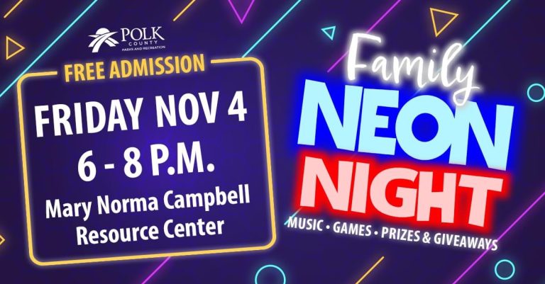 Family Neon Night Scheduled For Nov 4
