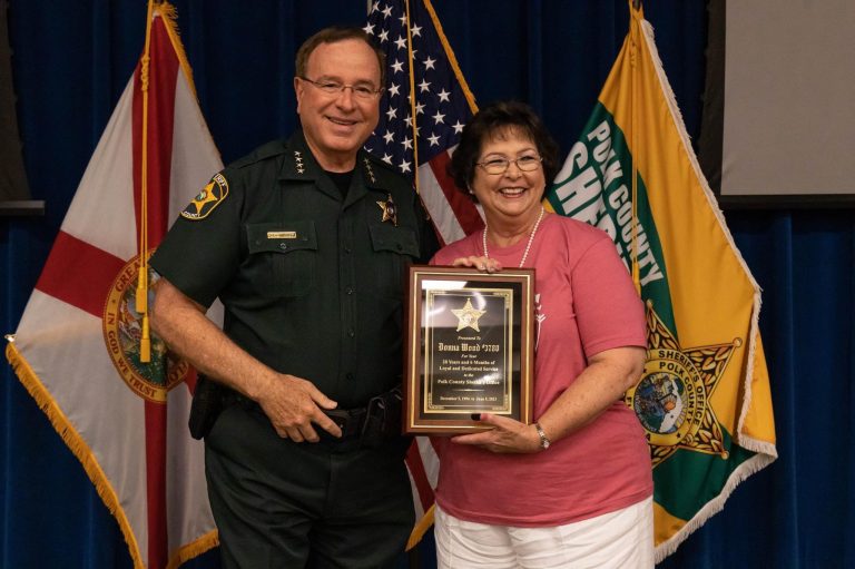 A Lifetime of Memories Made Working With America’s Sheriff – Polk County Sheriff’s Office Very Own Donna Wood Retiring After Nearly 3 Decades Of Service To Polk County