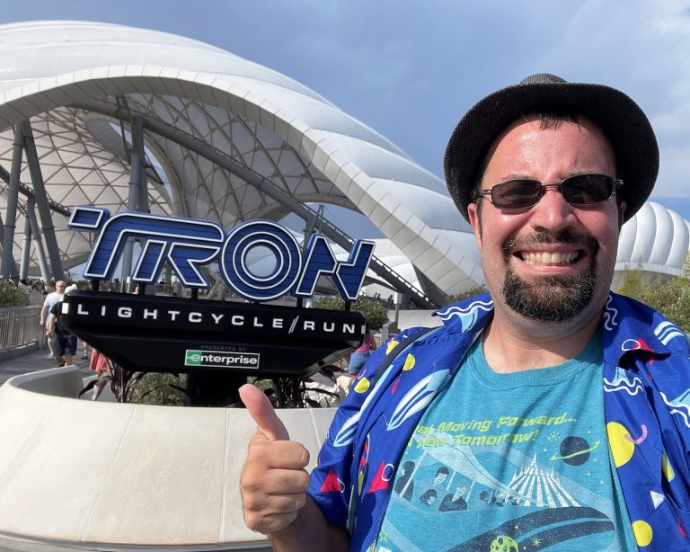Welcome, World Travelers! Come Get It TRON on TRON Lightcycle Run!