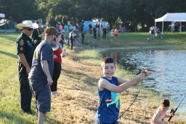 More Than 150 Kids Go Fishing with Sheriff Grady Judd