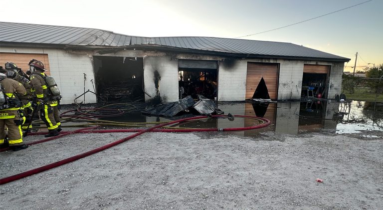 Polk County Fire Rescue and Lakeland Fire Department Respond to Two-Alarm Fire on Munn Avenue
