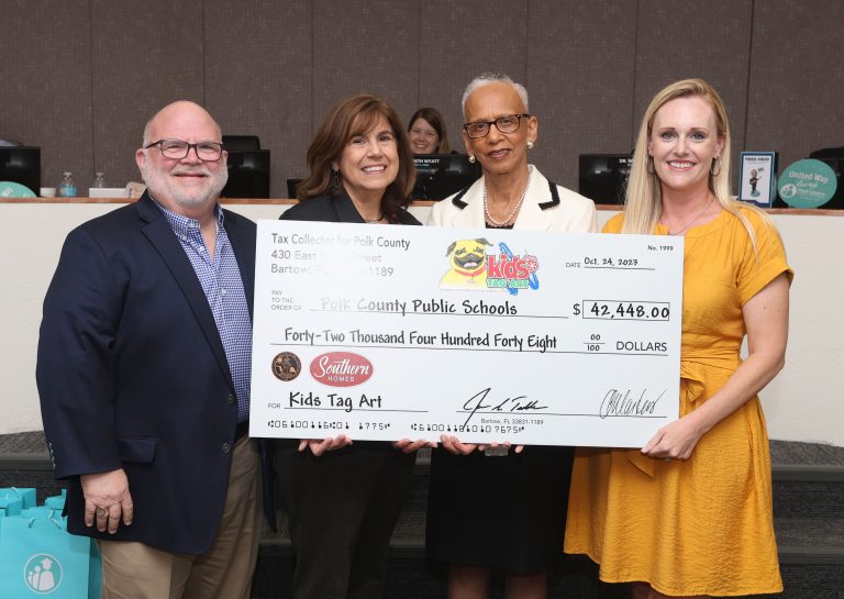 Kids Tag Art Program Raises Over $50,000 For Polk Schools