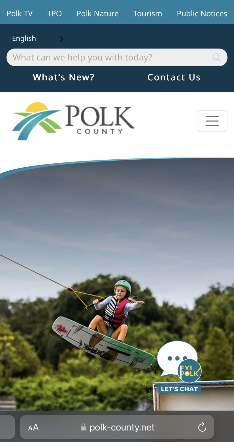 Polk County Introduces New, Website
