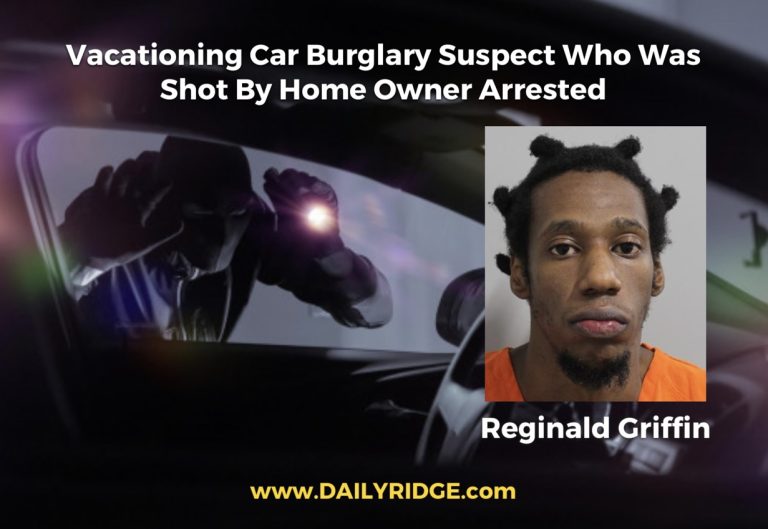 Vacationing Vehicle Burglary Suspect Shot By Home Owner Arrested