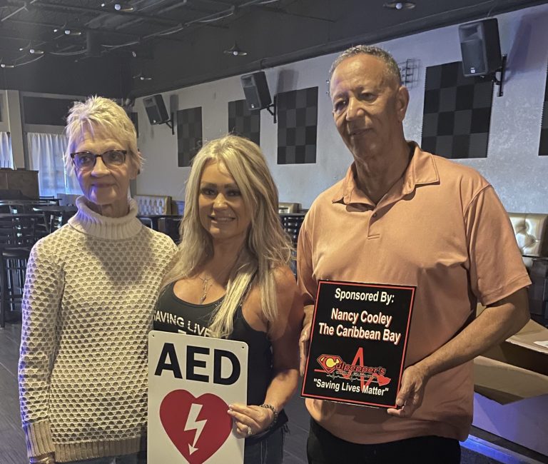 Leo’s Live Receives AED from Culpepper Cardiac Foundation