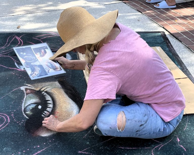 From Star Wars to Surreal Art: Bartow Chalk Walk Chalks Up Another Successful Year