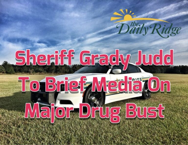 Sheriff Grady Judd & United States Attorney For Middle District Of Florida To Brief  Media On Major Fentanyl & Cocaine Drug Bust