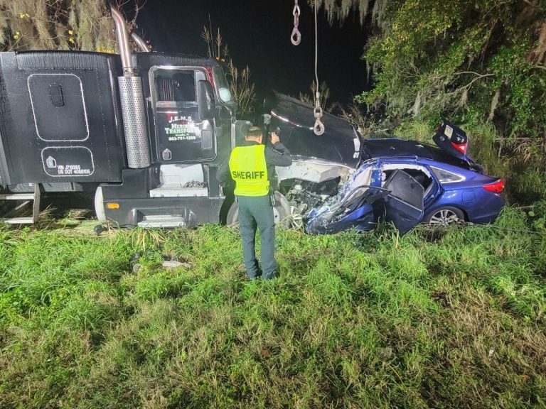 Winter Haven Woman Killed & 21 Yr Old Semi Tractor-Trailer Driver Arrested For DUI Manslaughter