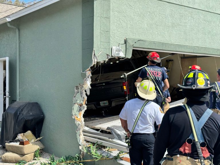 Truck Smashes Into Home On Overlook Drive Wednesday Morning