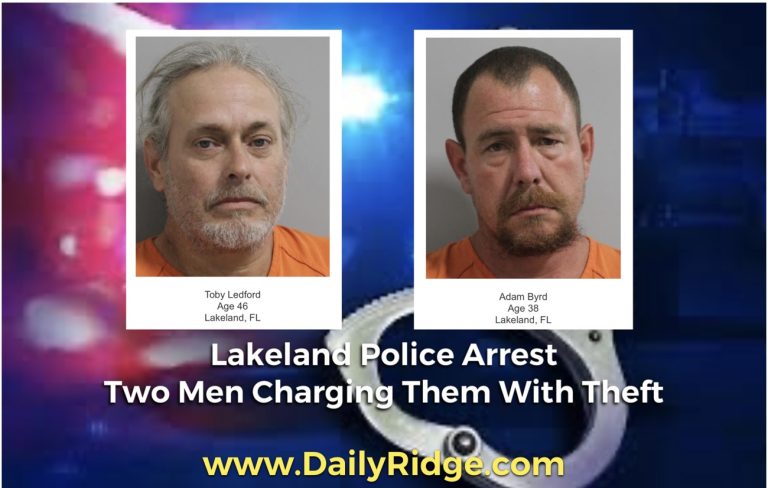 Lakeland Police Arrest Two Men Charging Them With Theft