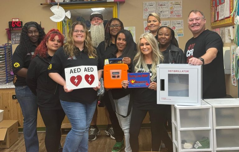 This Local Educator Has a Heart Condition. She Knows the Importance of an AED. So She Bought One For Her Learning Center.