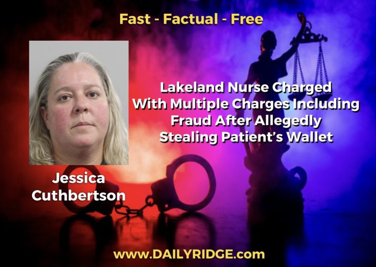 Lakeland Nurse Charged With Fraud After Allegedly Stealing Patient’s Wallet