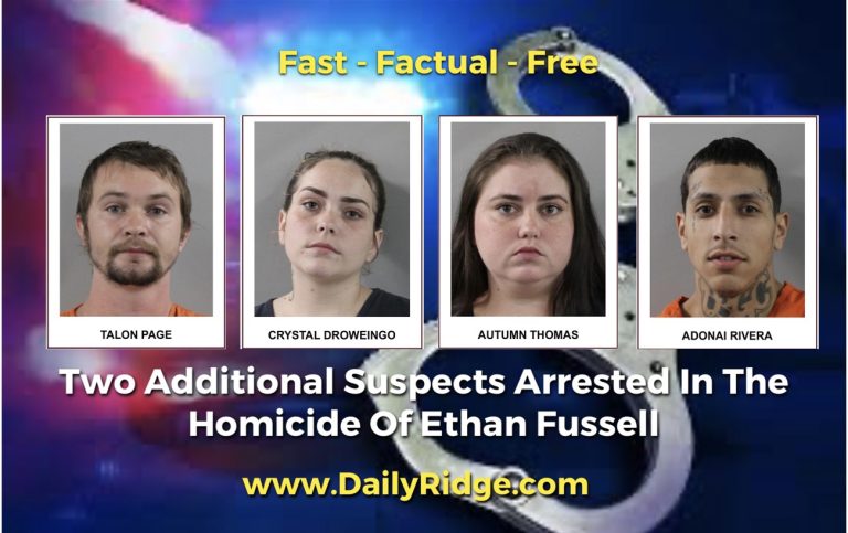 Two Additional Suspects Arrested In The Homicide Death Of Ethan Fussell