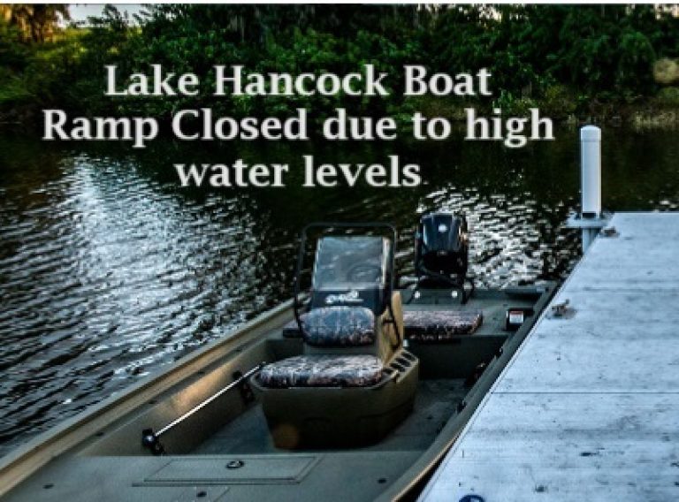 Lake Hancock Boat Ramp Closed