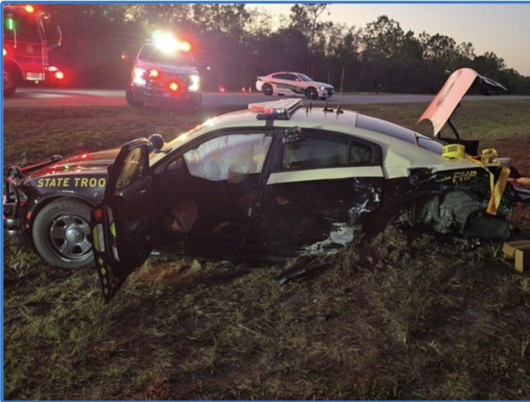 Suicidal 18-Year-Old Driver Flees from FHP and Intentionally Crashes into FHP Patrol Car On New Years Eve In Flagler County