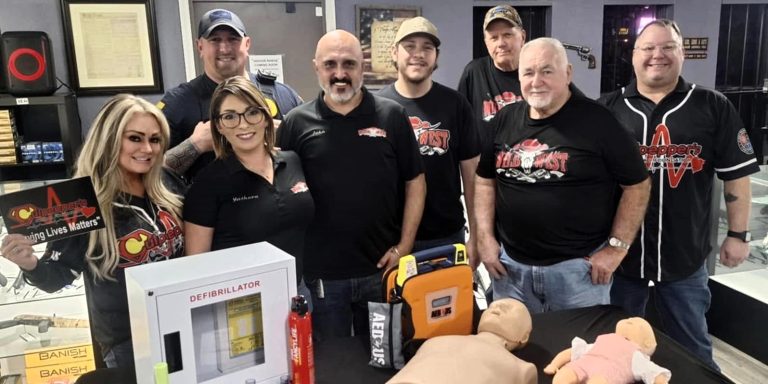 Wild Wild West Arms Receives 57th AED from Culpepper’s Cardiac Foundation