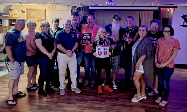 Lake Wales Moose Lodge “Pays It Forward” for AED at Haines City/Davenport Moose Lodge