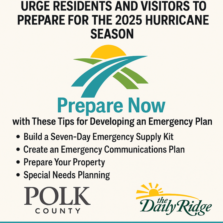 Polk Officials Warn: Now Is the Time to Prepare for 2025 Hurricane Season