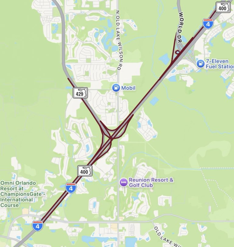 Massive Fiery Vehicle Crash With Injuries Forces Full Closure of I-4 at Mile Marker 59