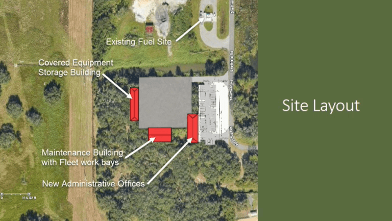 Polk County Commissioners Approve Agreement for a New Roadway Maintenance Facility